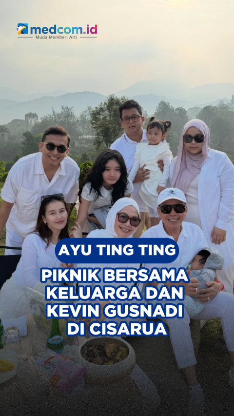 Ayu Ting Ting Piknik Bersama Keluarga dan Kevin Gusnadi di Cisarua