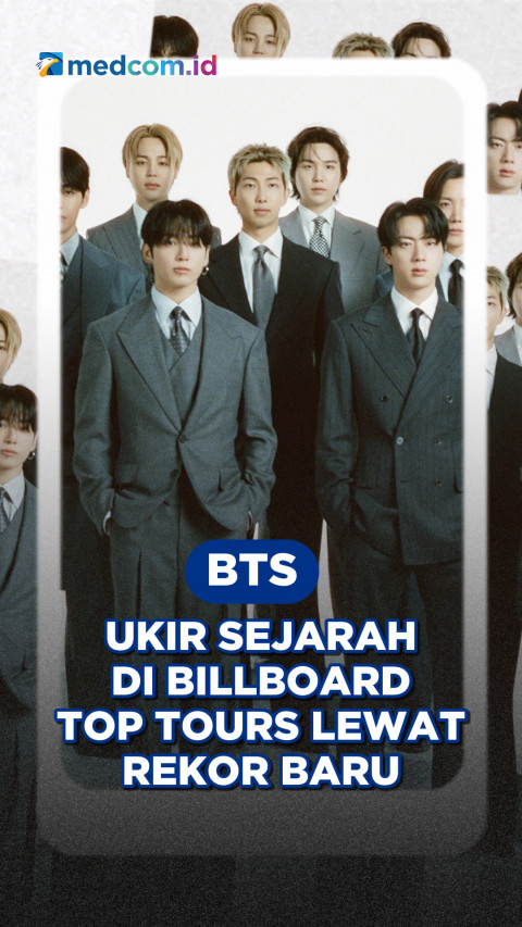 BTS Ukir Sejarah di Billboard Top Tours Lewat Rekor Baru