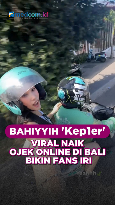 Huening Bahiyyih Kep1er Viral Naik Ojek Online di Bali, Bikin Fans Iri