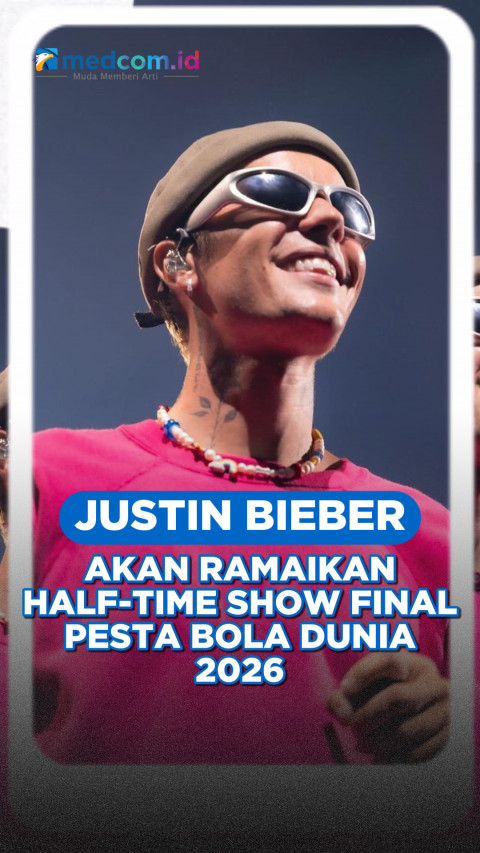 Justin Bieber Akan Ramaikan Half-Time Show Final Pesta Bola Dunia 2026
