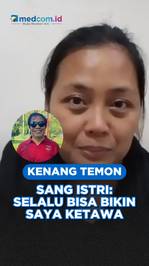 Kenang Temon, Sang Istri: Selalu Bisa Bikin Saya Ketawa