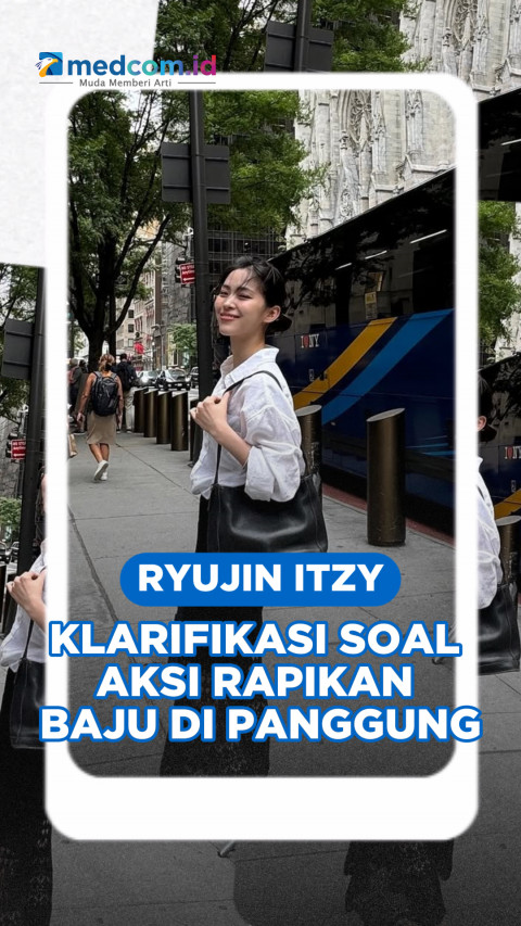Ryujin ITZY Klarifikasi soal Aksi Rapikan Baju di Panggung