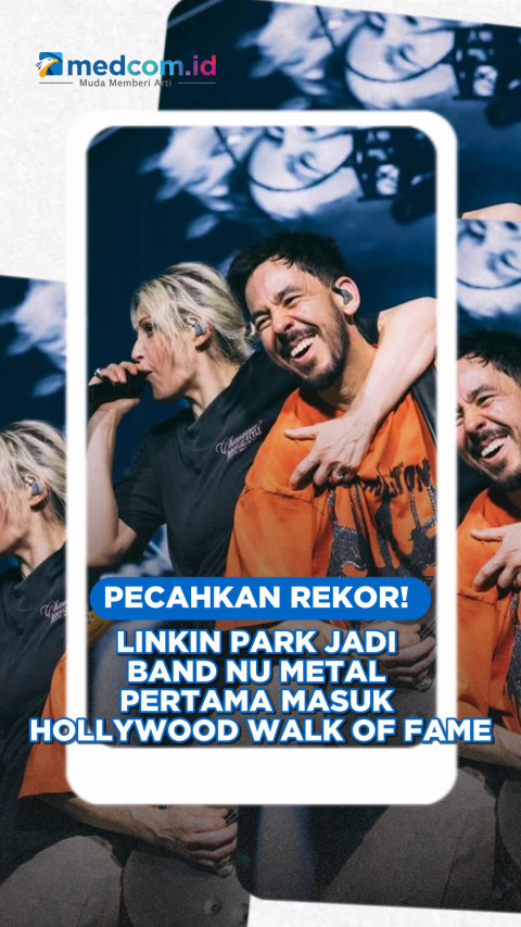 Pecahkan Rekor! Linkin Park Jadi Band Nu Metal Pertama Masuk Hollywood Walk of Fame