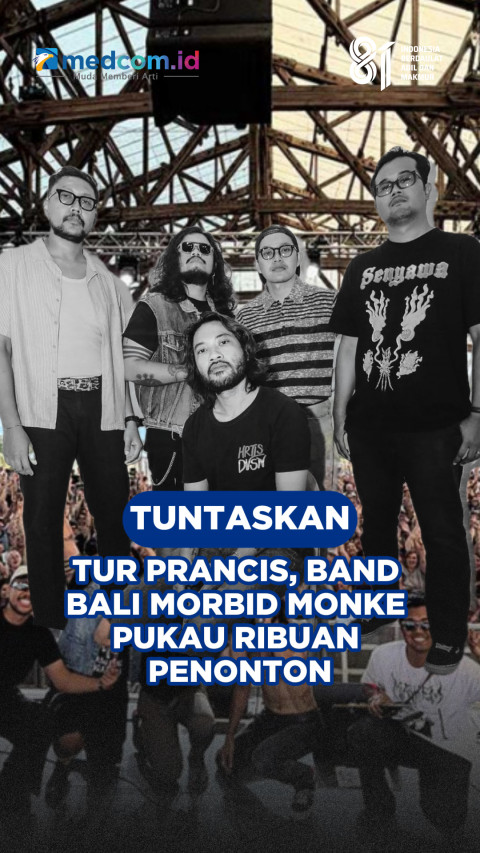 Tuntaskan Tur Prancis, Band Bali Morbid Monke Pukau Ribuan Penonton