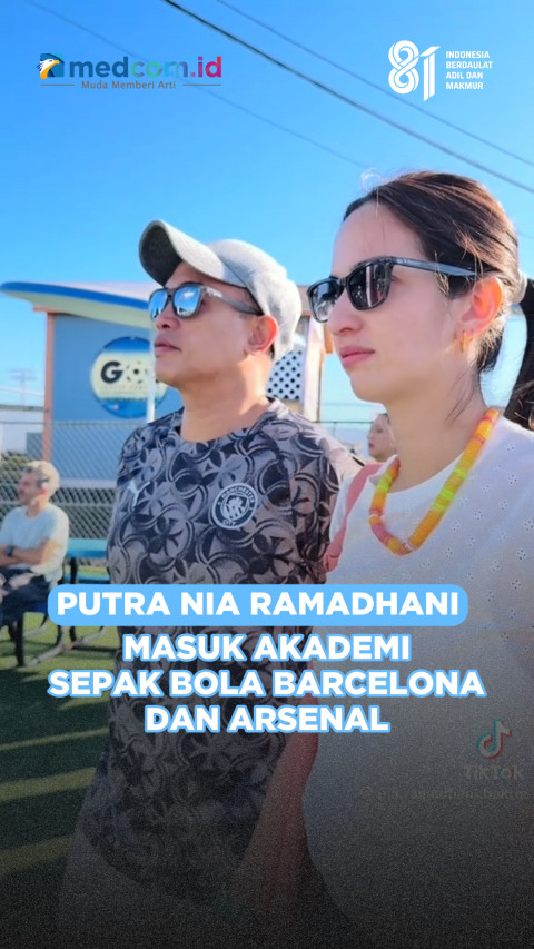 Putra Nia Ramadhani Masuk Akademi Sepak Bola Barcelona dan Arsenal