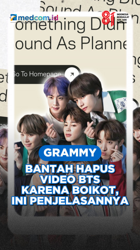 Grammy Bantah Hapus Video BTS karena Boikot, Ini Penjelasannya
