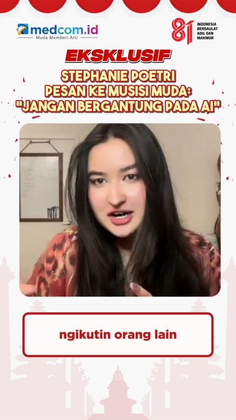 Stephanie Poetri Pesan ke Musisi Muda: Jangan Bergantung pada AI