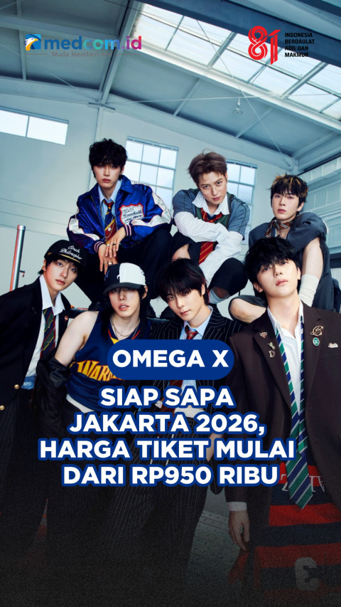 OMEGA X Siap Sapa Jakarta 2026, Harga Tiket Mulai dari Rp950 Ribu