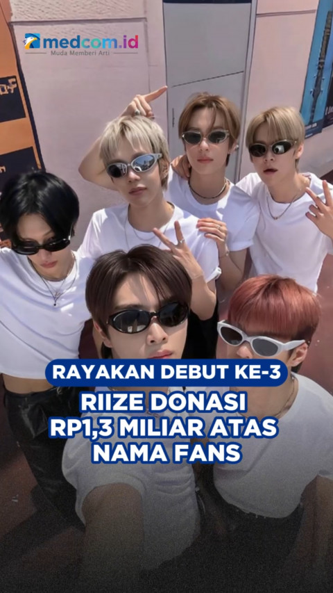 Rayakan Debut ke-3, RIIZE Donasi Rp1,3 Miliar atas Nama Fans
