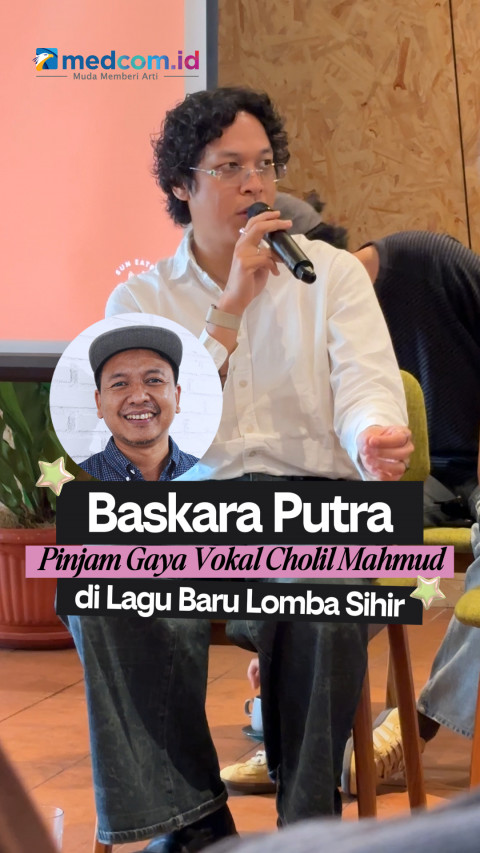 Baskara Putra Pinjam Gaya Vokal Cholil ERK di Lagu Baru Lomba Sihir