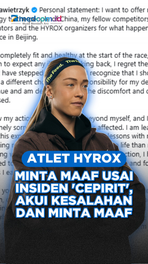 Atlet HYROX Minta Maaf Usai Insiden Cepirit, Akui Kesalahan dan Minta Maaf