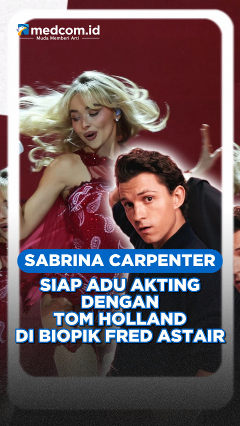 Sabrina Carpenter Siap Adu Akting dengan Tom Holland di Biopik Fred Astaire