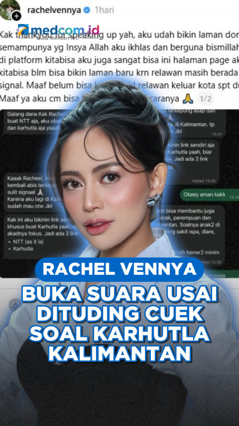 Rachel Vennya Buka Suara usai Dituding Cuek soal Karhutla Kalimantan