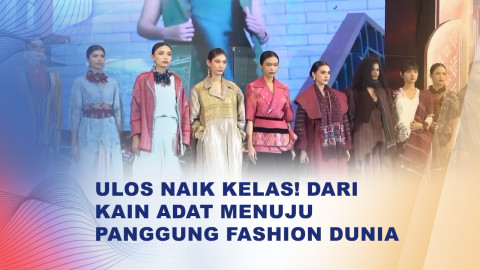 Ulos Tak Lagi Sekadar Kain Adat, Kini Hadir dalam Busana Modern