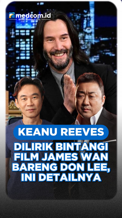 Keanu Reeves Dilirik Bintangi Film James Wan Bareng Don Lee, Ini Detailnya