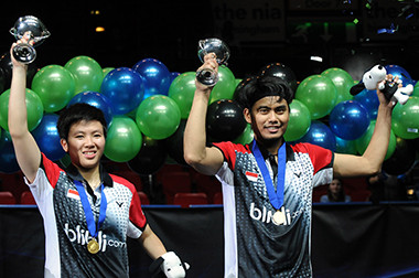 Ganda Campuran Tontowi/Liliyana Juara All England 2014