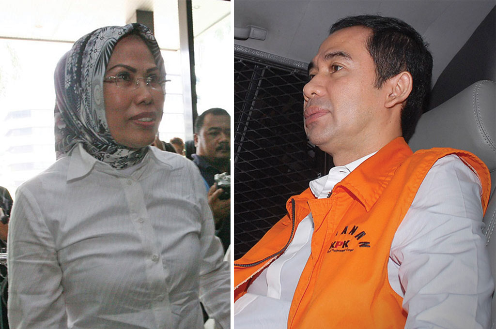 Dalam Rutan KPK, Ratu Tatu-Wawan Bahas Kampanye Partai Golkar