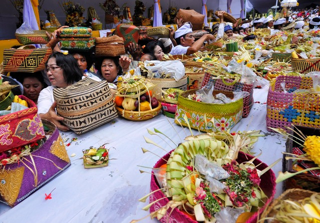 Jelang Pemilu, Nyepi Dipusatkan di Pura Aditya Jaya