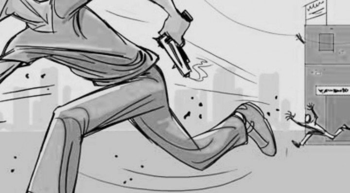 Todongan Senjata di Kantor Pos    