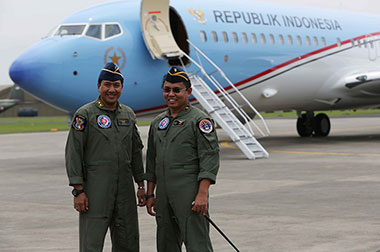 Jet RI 1 Baru Seharga Rp1 T Akhirnya Tiba di Tanah Air