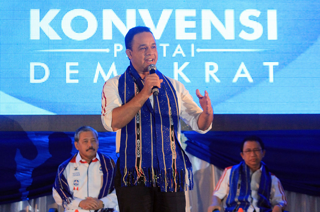 Konvensi Capres Demokrat--Ant/Izaac Mulyawan