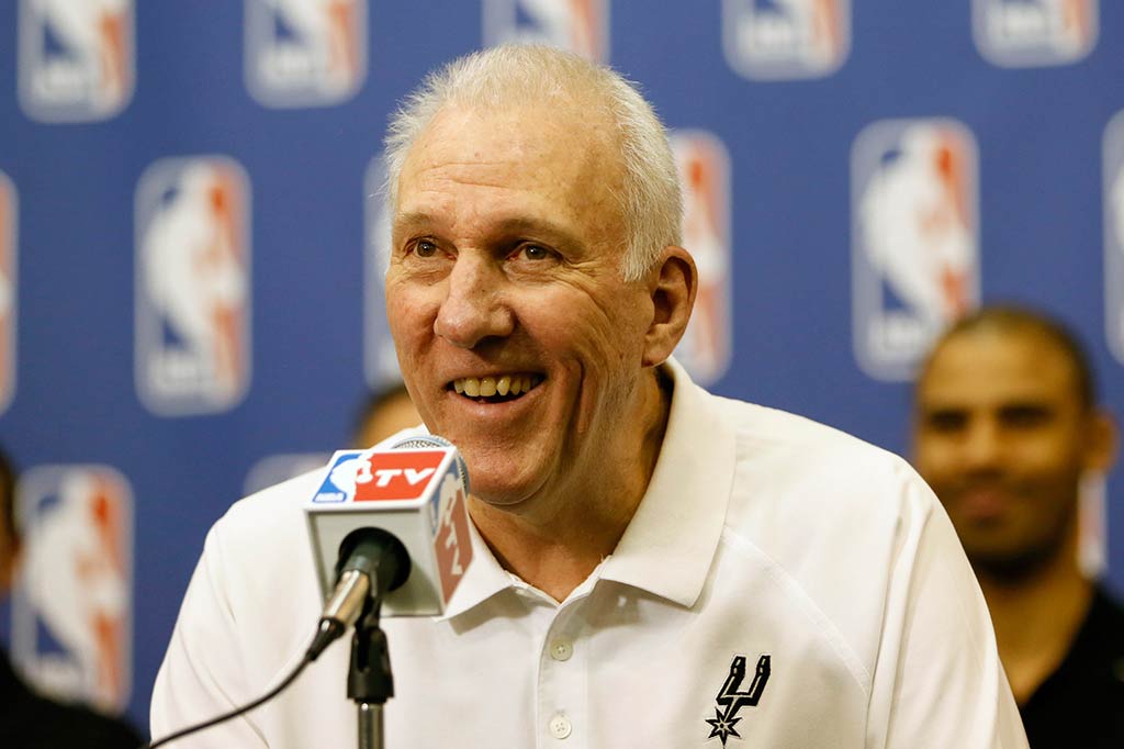 Gregg Popovich Pelatih Terbaik NBA