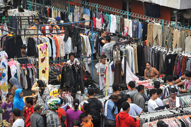 Kios Sementara Blok V Pasar Senen Siap Huni