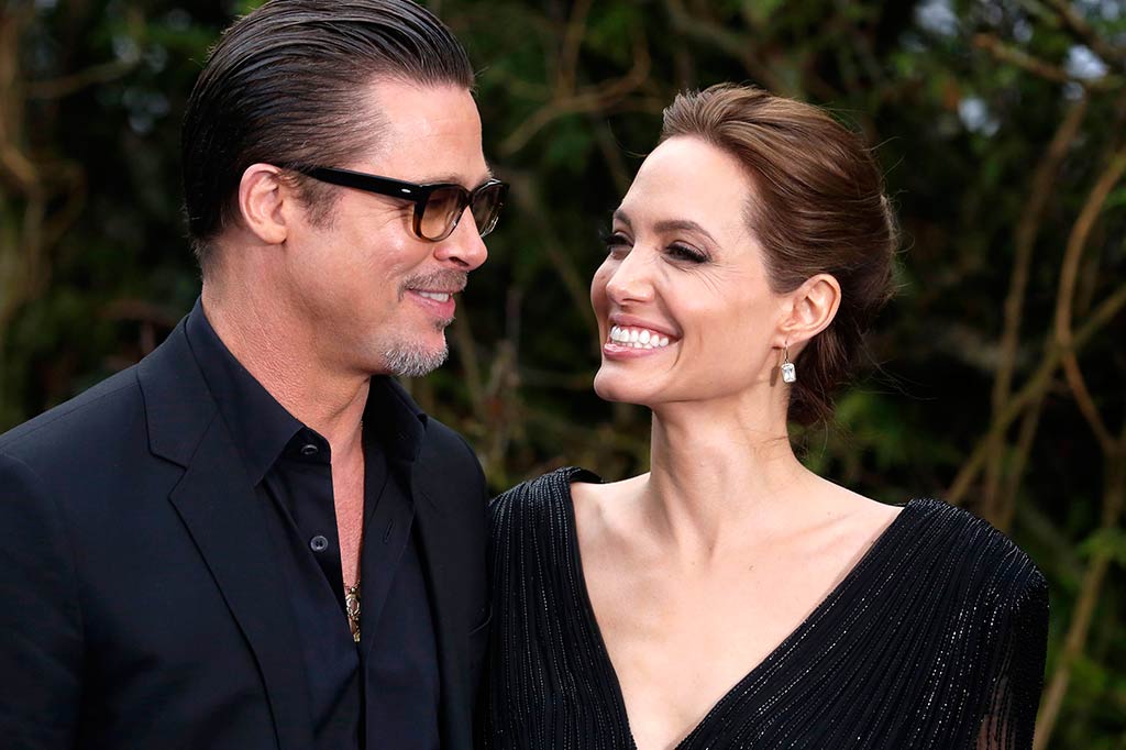 Bratt Pitt dan Angelina Jolie Hadiri Pameran Kostum Maleficent