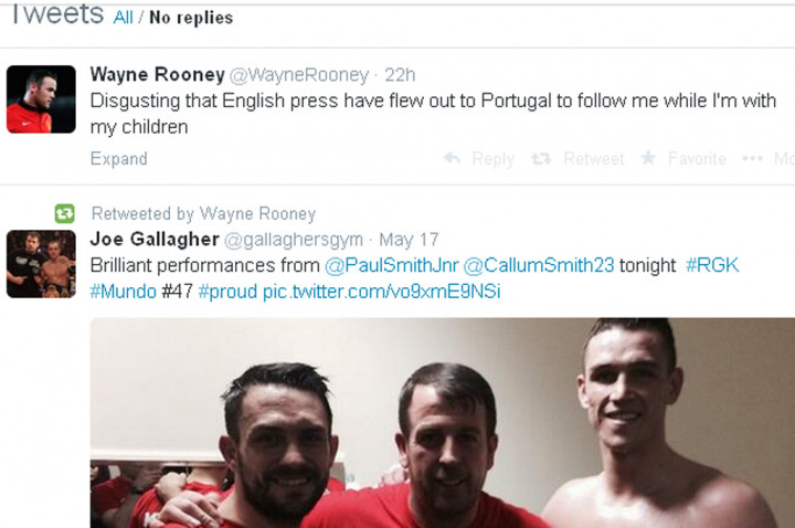 Wayne Rooney Ngomel di Twitter 