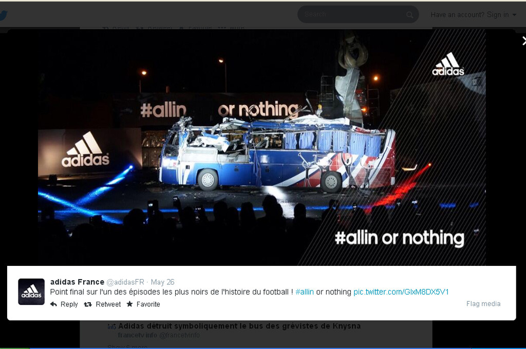 Twitter @adidasFR