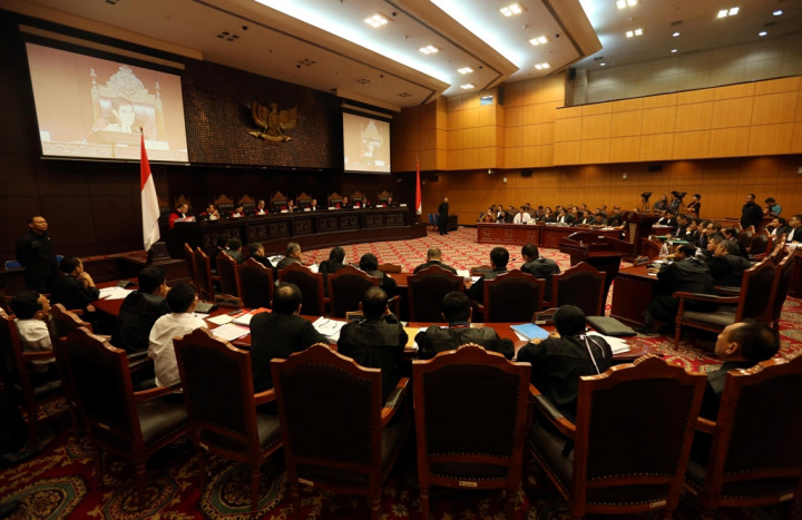 Emosi, Hakim MK Usir Saksi dari Tim Relawan Hanura 