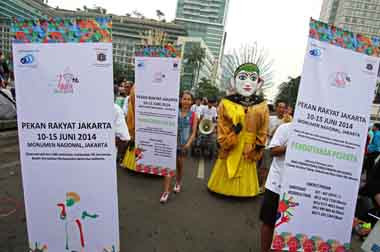 HUT DKI ke-487, PRJ di Monas Gratis