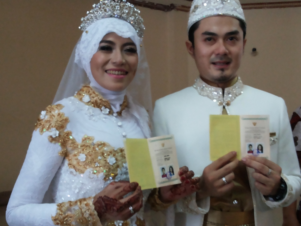 Cinta dan Dony.(foto:Hany)