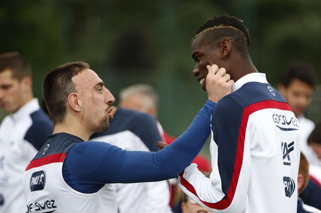Franck Ribery & Paul Pogba (Foto: REUTERS/Charles Platiau)