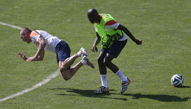 Robben Diving...di Sesi Latihan