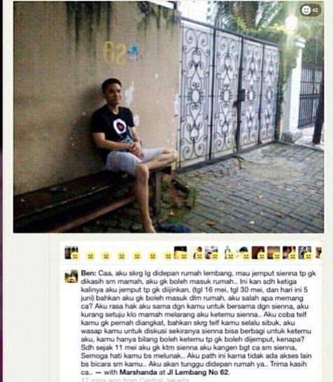Berebut Anak, Ben Kasyafani Akui Curhat di Path 