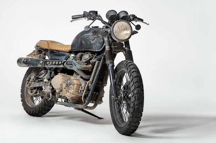 Triumph Bonneville, Scrambler Cita Rasa David Beckham   
