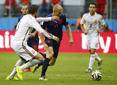 Robben Buat Belanda Ungguli Spanyol