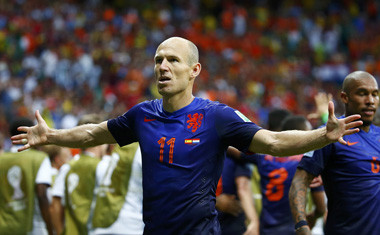 Robben Cetak Gol Kedua, Belanda 5 Spanyol 1