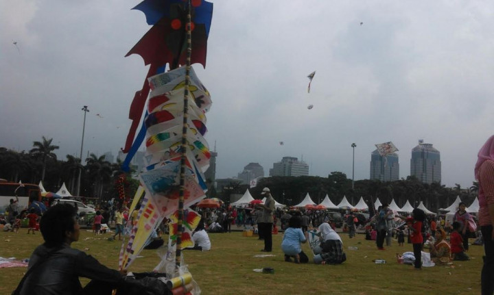 Selain PRJ, Lapangan Monas Jadi Arena Layang-layang 
