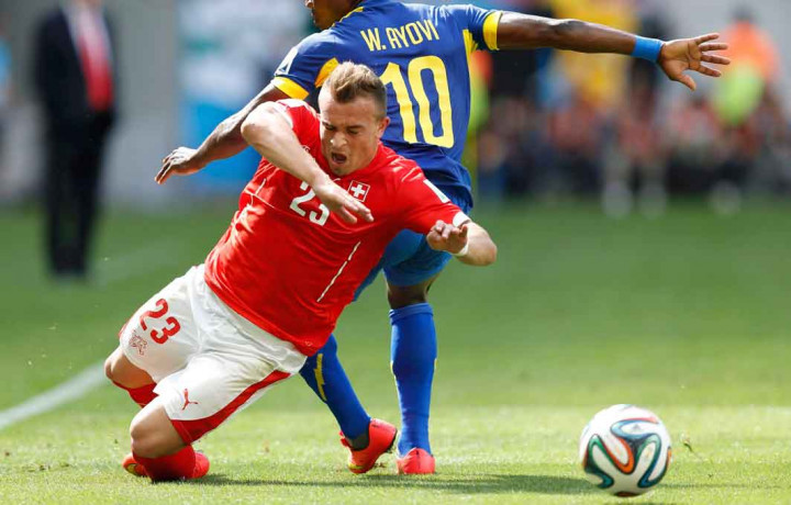 Xherdan Shaqiri Ungkap Kunci Kemenangan Swiss atas Ekuador