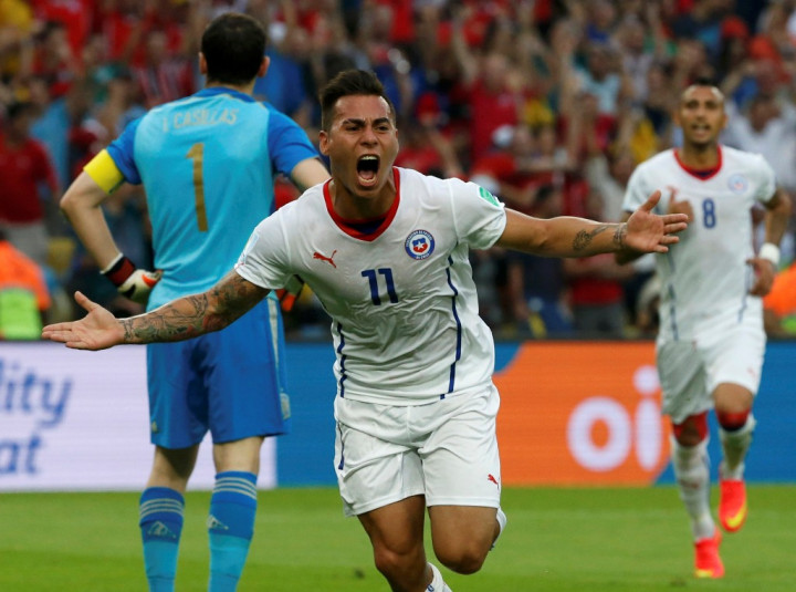 Vargas  Jadi Man Of The Match Laga Kontra Spanyol