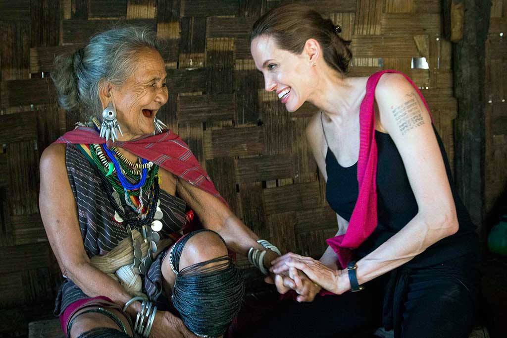 Angelina Jolie Kunjungi Pengungsi Myanmar