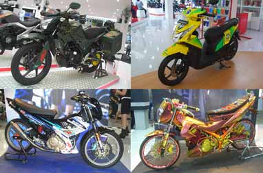 Ragam Inspirasi Modifikasi Motor di PRJ 2014 