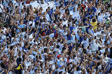 Suporter Brasil dan Argentina Terlibat Bentrok