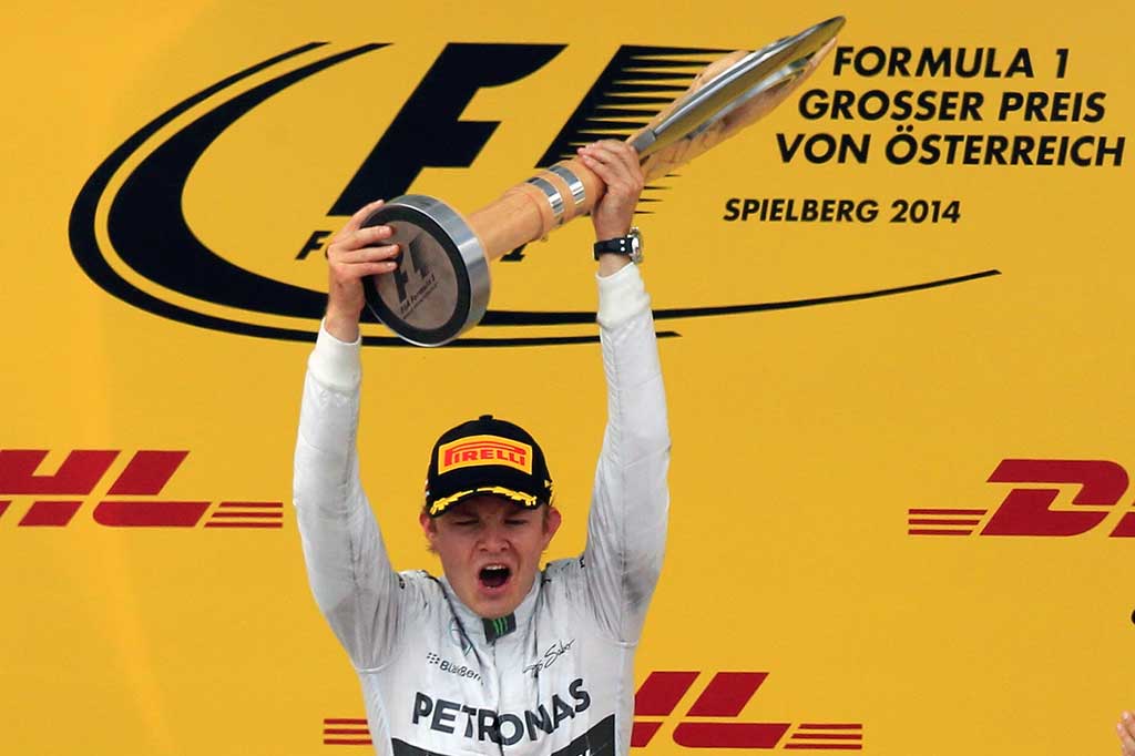 Rosberg Juara GP Austria