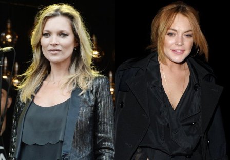 Cemburu, Kate Moss Labrak Lindsay Lohan