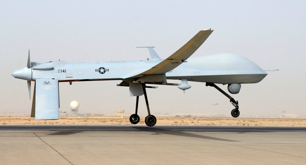 Drone  MQ-1B Predator milik Amerika Serikat. Reuters