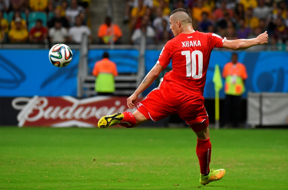 Granit Xhaka.(foto:AFP)
