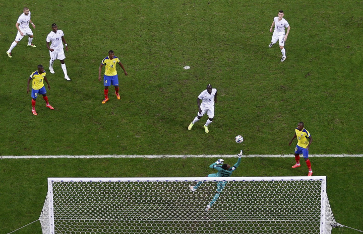 Ekuador vs Prancis tanpa Gol di Babak Pertama